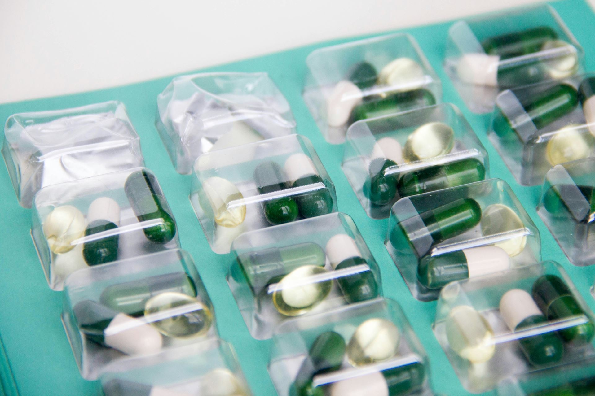 Picture of tablets in a dosset box